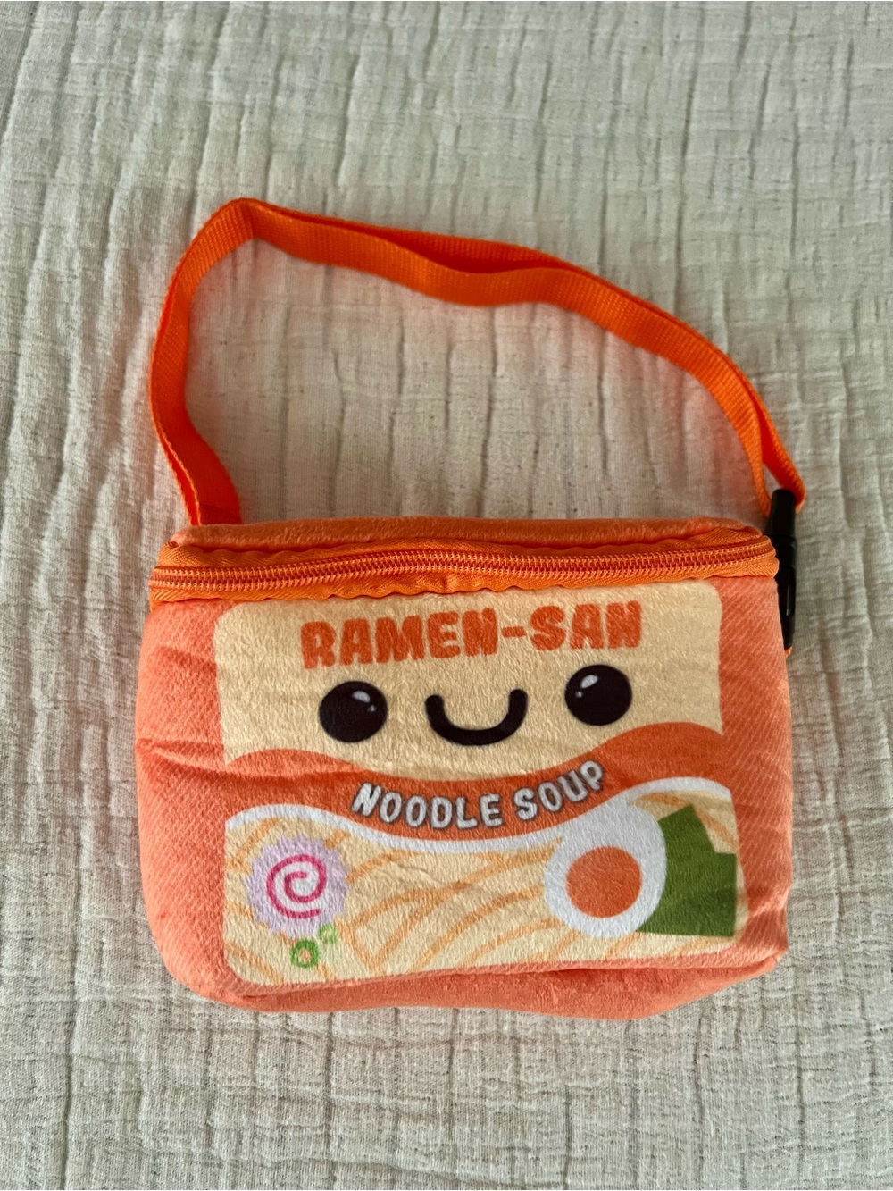 Ramen-San Orange  Crossbody/ Fanny pack Bag.